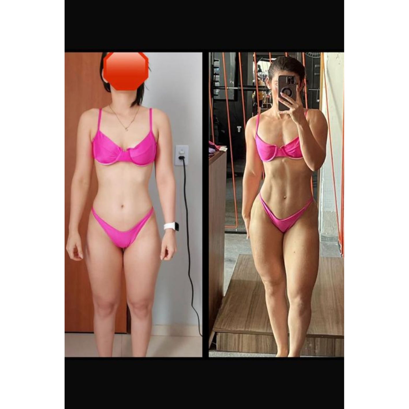 Antes e depois real